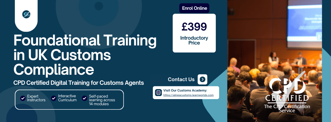 Foundational Training in UK Customs Compliance banner