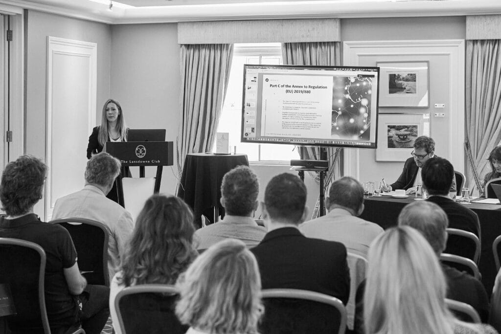 The EU Cultural Goods Act 2019/880 seminar at the Lansdowne Club. Photography by Oliver Goodrich.